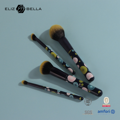 7 stks Travel Makeup Brush Set Foundation Power Blushes Wimpers Lippenstift Cosmetische Borstel