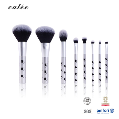 ODM Cosmetische Make-up Borstel Set Private Label 8 stks Gezicht Oog Zacht Dicht Synthetisch Haar Metalen Handvat