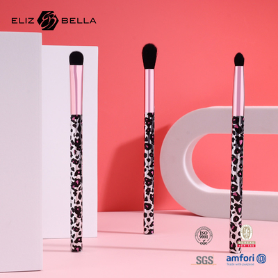 3pcs Set Plastic Make-up Brushes Ergonomische handgreep Met Volledige Printing