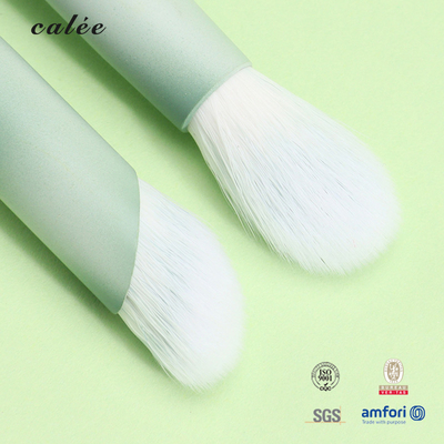 3pcs synthetische haar make-up borstel kits met PVC zak Aluminium ferrule aangepast logo