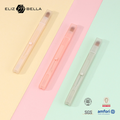 Duo-end terugtrekbaar borstel Plastic Handle Borstels Custom Cosmetische Lipborstels Private Labels Design