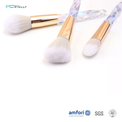 Oem Plastic Handvat 10pcs Diamond Makeup Brush Set
