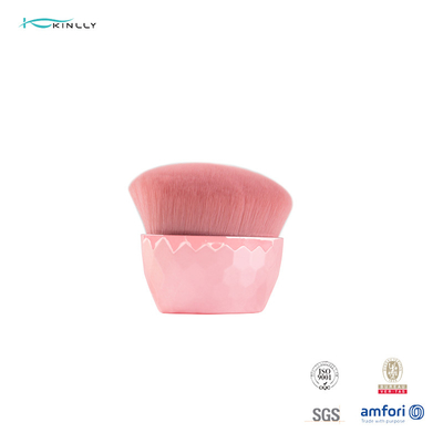 De roze Synthetische Borstels van de Haar Individuele Make-up met Plastic Buis