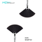 OEM ODM Black Small Fan Individual Makeup Brushes With Nylon Hair