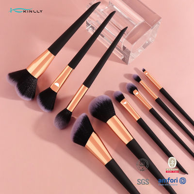 Make-up borstels 9pcs make-up borstel set