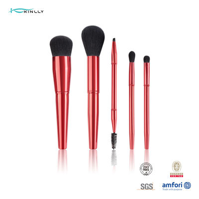 5pcs metalen handvaten cosmetische borstel set