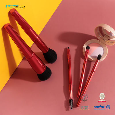 5pcs metalen handvaten cosmetische borstel set