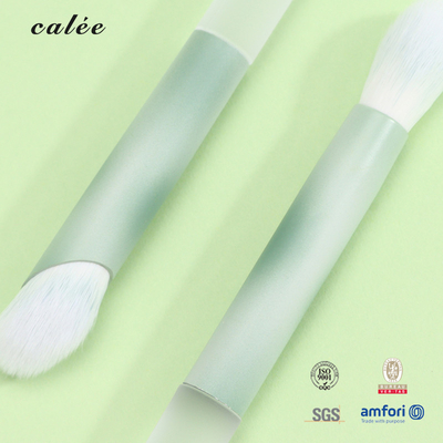 3pcs oog make-up borstel aangepast synthetisch haar en plastic handvat PVC verpakkingsdoos