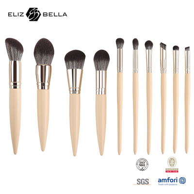 Op maat gemaakt make-up cosmetische borstel set luxe mini reis set voor modieus