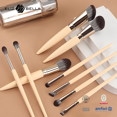Op maat gemaakt make-up cosmetische borstel set luxe mini reis set voor modieus