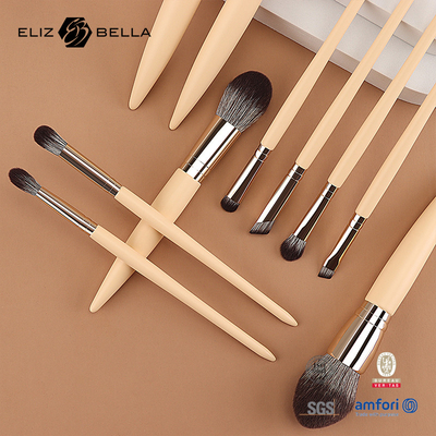 Op maat gemaakt make-up cosmetische borstel set luxe mini reis set voor modieus