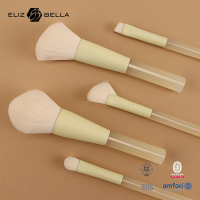 Draagbare korte handgreep Mini Travel Set Cosmetische make-up borstel Set Duurzaam en modieus