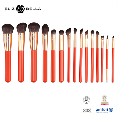 15pcs professionele make-up borstel aanpassing cosmetische make-up borstel set
