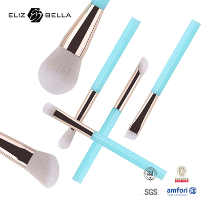 6pcs OEM make-up oogborstels voor schoonheidsverzorging, wreedheidsvrij synthetisch haar make-up borstel kit