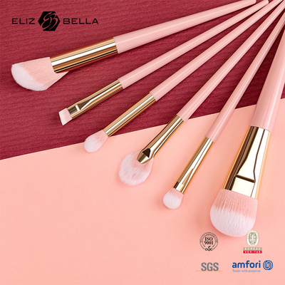 Personalization OEM Design make-up borstels met glanzende aluminium ferrule