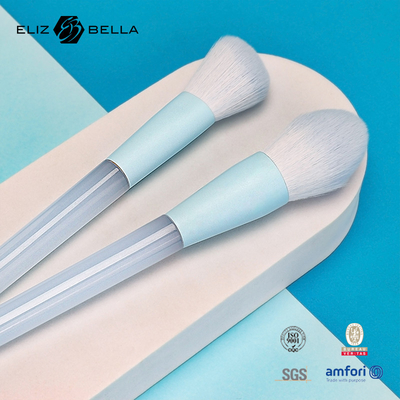 Plastic Handle Customized LOGO Accepted Luxury Make-up Brushes voor Make-up Function Brushes,100% synthetisch haar