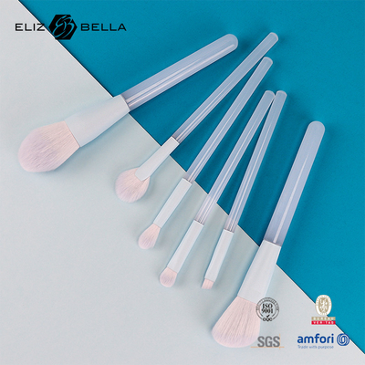 Plastic Handle Customized LOGO Accepted Luxury Make-up Brushes voor Make-up Function Brushes,100% synthetisch haar