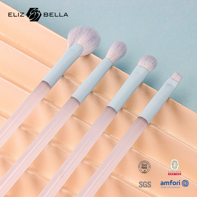 Plastic Handle Customized LOGO Accepted Luxury Make-up Brushes voor Make-up Function Brushes,100% synthetisch haar
