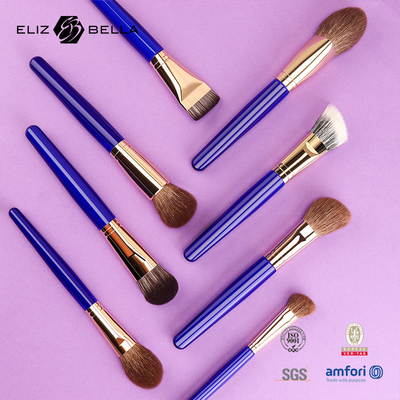 Professionele kwaliteit volledige make-up borstel set voor privé label, cosmetische borstel set met synthetisch haar