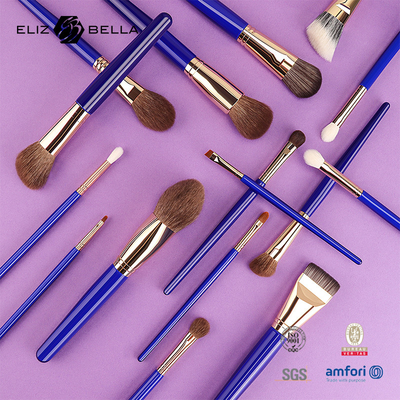 Professionele kwaliteit volledige make-up borstel set voor privé label, cosmetische borstel set met synthetisch haar