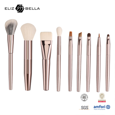 Essentiële make-up borstels Set met maatgreep Synthetisch haar OEM bestellingen welkom