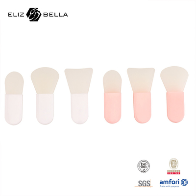 7 stuks make-up gereedschap siliconen hoofd voor poeder blush foundation oem / odm