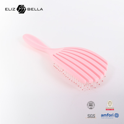 Kleurrijke warmte-overdrachtshaarborstels en kammen Sublimatie Plastic Scalp Massage Haarborstel