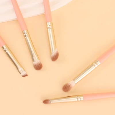 Aluminium ferrule cosmetische make-upborstel voor gepersonaliseerde gezichtscontouren en -highlighting