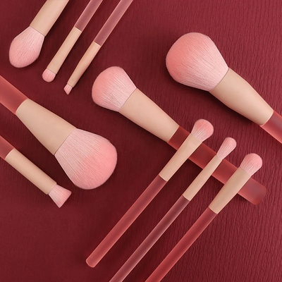 Gezicht Beauty Care Make Tools Cosmetische make-up borstel set met aluminium ferrule materiaal