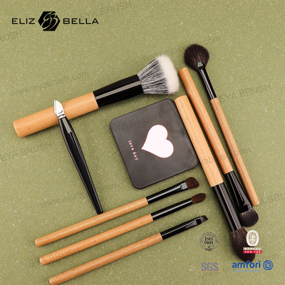 Voltooi je make-up collectie met verschillende make-up borstel stijl cosmetische houten handvat make-up borstel set