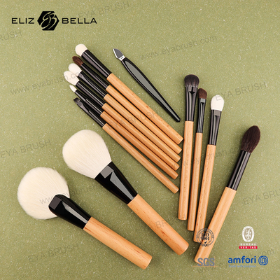 Voltooi je make-up collectie met verschillende make-up borstel stijl cosmetische houten handvat make-up borstel set