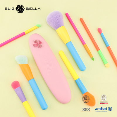 Kleurrijke stijl cosmetische make-up borstel set, essentieel voor schoonheidsverzorging maken gereedschappen en professionals borstel sets