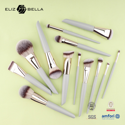 Mini Travel Make-up Brush Set 5PCS Vegan & Cruelty-free cosmetische borstels voor gezicht & ogen