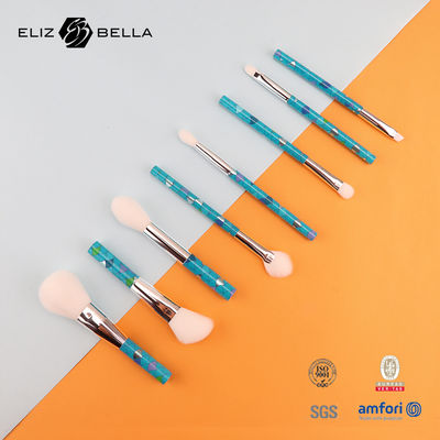 Zachter en hygiënisch reismake-up kwastenset ideaal voor touch-ups onderweg Synthetisch haar Zwart/ Aangepaste kleuren