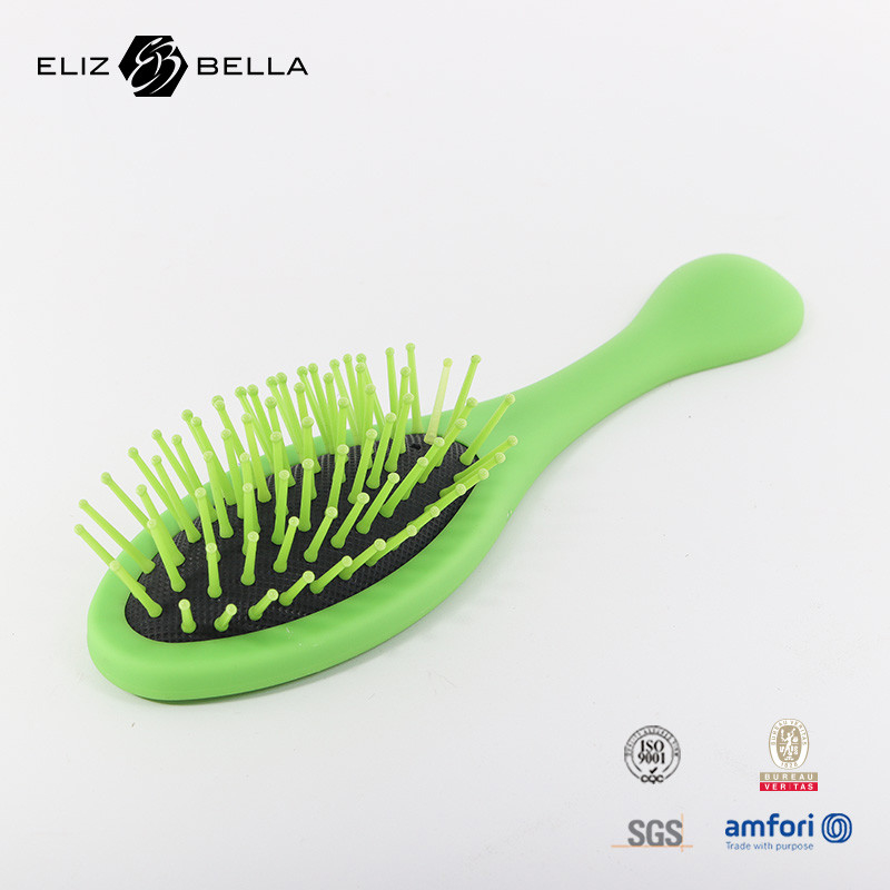 Custom Logo New Design 100% Labyrinth Biodegradable Curved Vented Haarborsel Verwarrend Haarborsel Voor Vrouwen Loophaar Kam