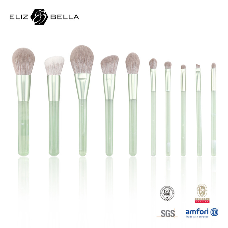 Daily Makeup Beauty Brush Set voor make-upliefhebbers,Plastic Handle Cosmetic Brush Set