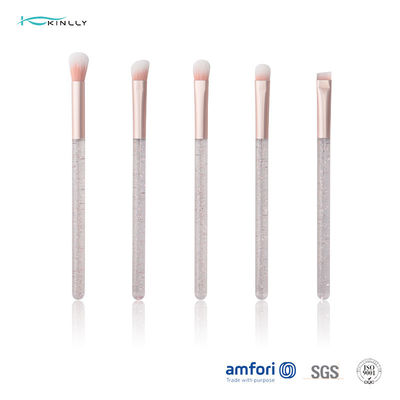 5PCS de plastic Oogmake-up borstelt de Synthetische Kosmetische Borstel van de Haarveganist