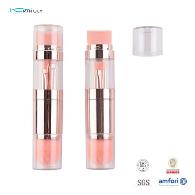 5 in 1 die Borstel van de Stichtings5pcs Kabuki Make-up met Privé Etiket wordt geplaatst